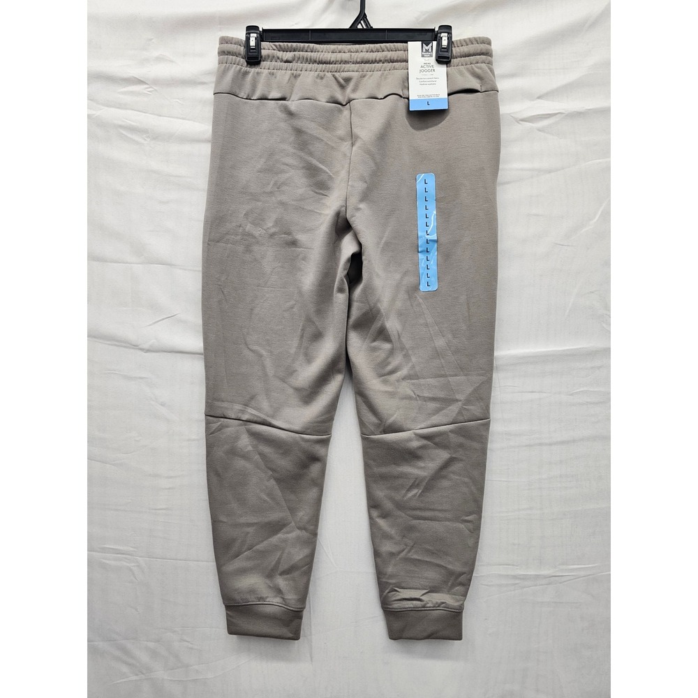 Member's Mark Mens Active Jogger Khaki Polyester Blend Athletic Size Large - Picture 2 of 7